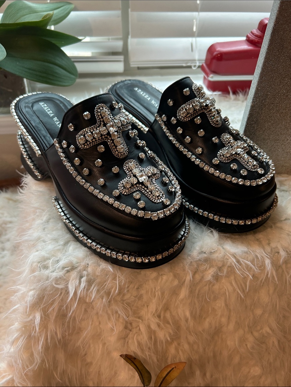 Rhinestone clogs